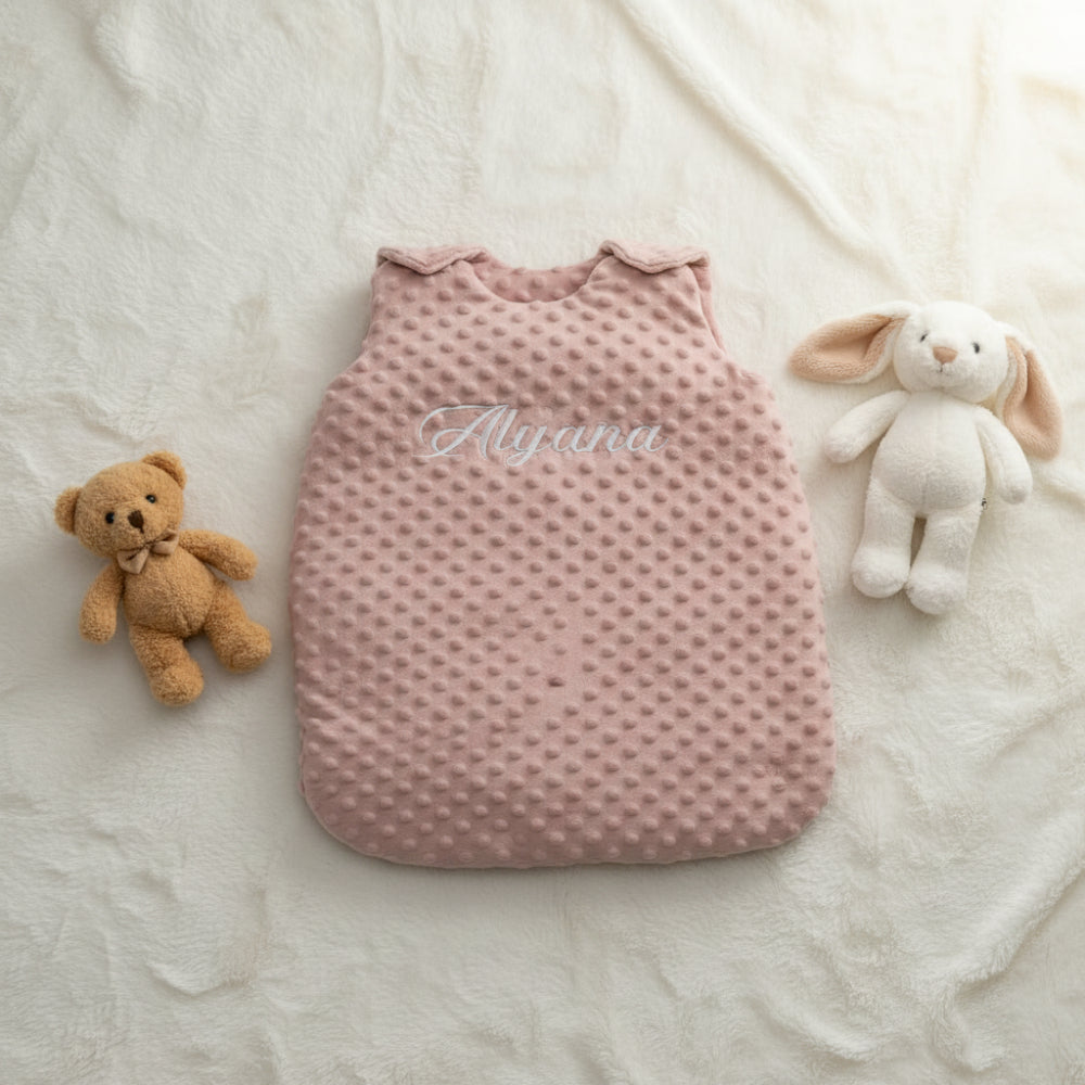 Gigoteuse Minky personnalisée